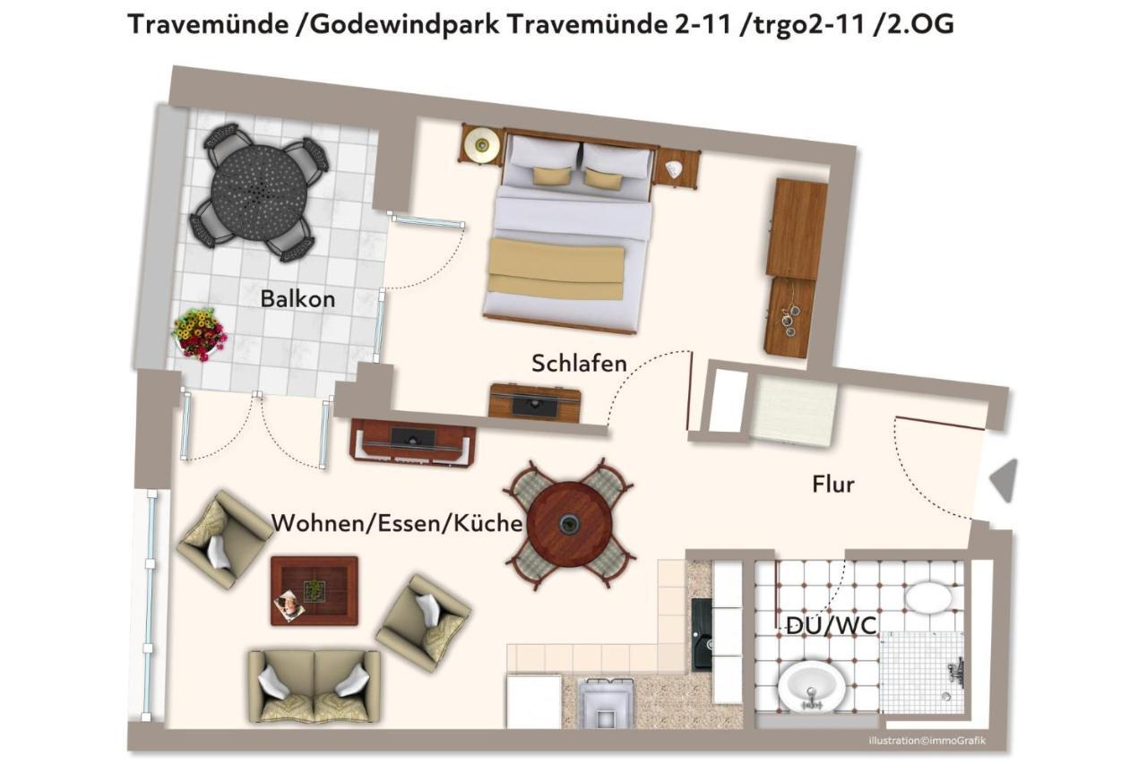 Godewindpark Travemünde Godewindpark Travemünde 2-11 Apartment *